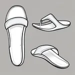 gray slippers image